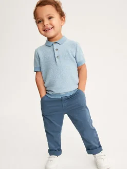 Blauw - Stretch Chino Broek (3mnd-7jr)