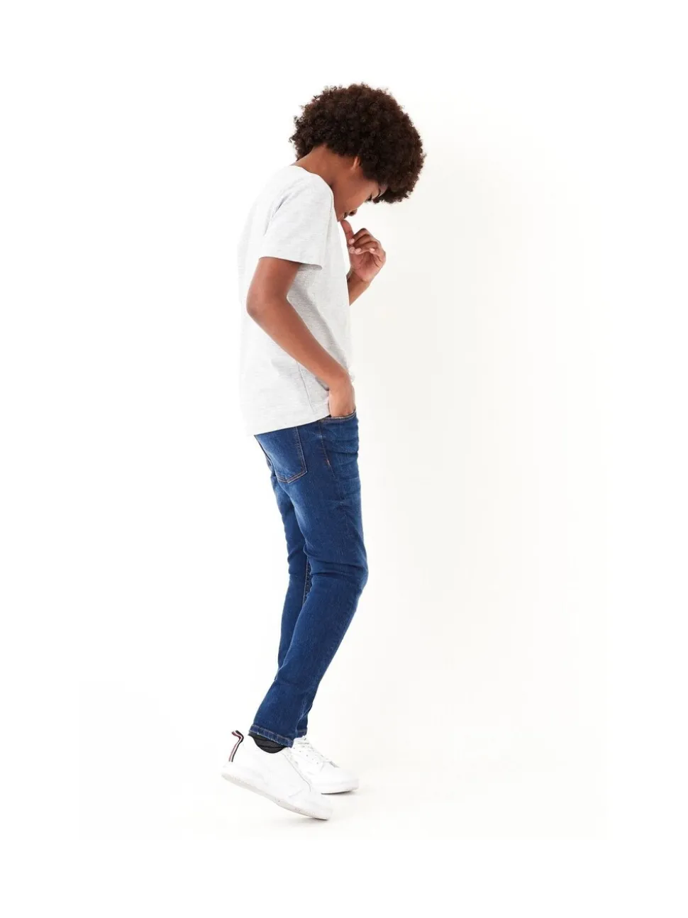 Blauw - Stretchjeans (3-17jr)