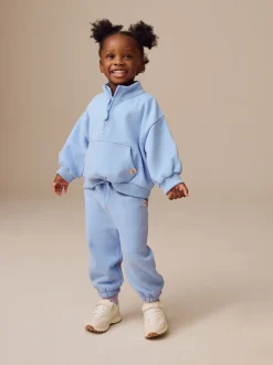 Blauw - Sweatjoggingbroek (3 mnd-7 jr)