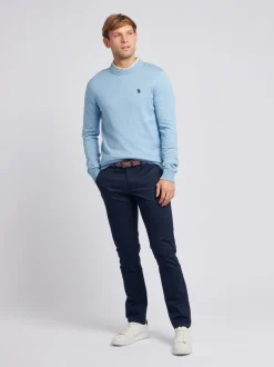 Blauw - U.S. Polo Assn. Mens Classic Chinos Trousers