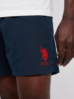 Blauw - U.S. Polo Assn. Player 3 zwemshorts voor heren