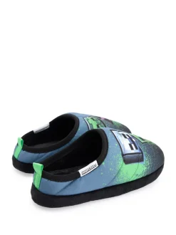 Blauw - Vanilla Underground Minecraft jongenspantoffels