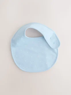 Blauw - Verpakking met 3 babyslabbetjes
