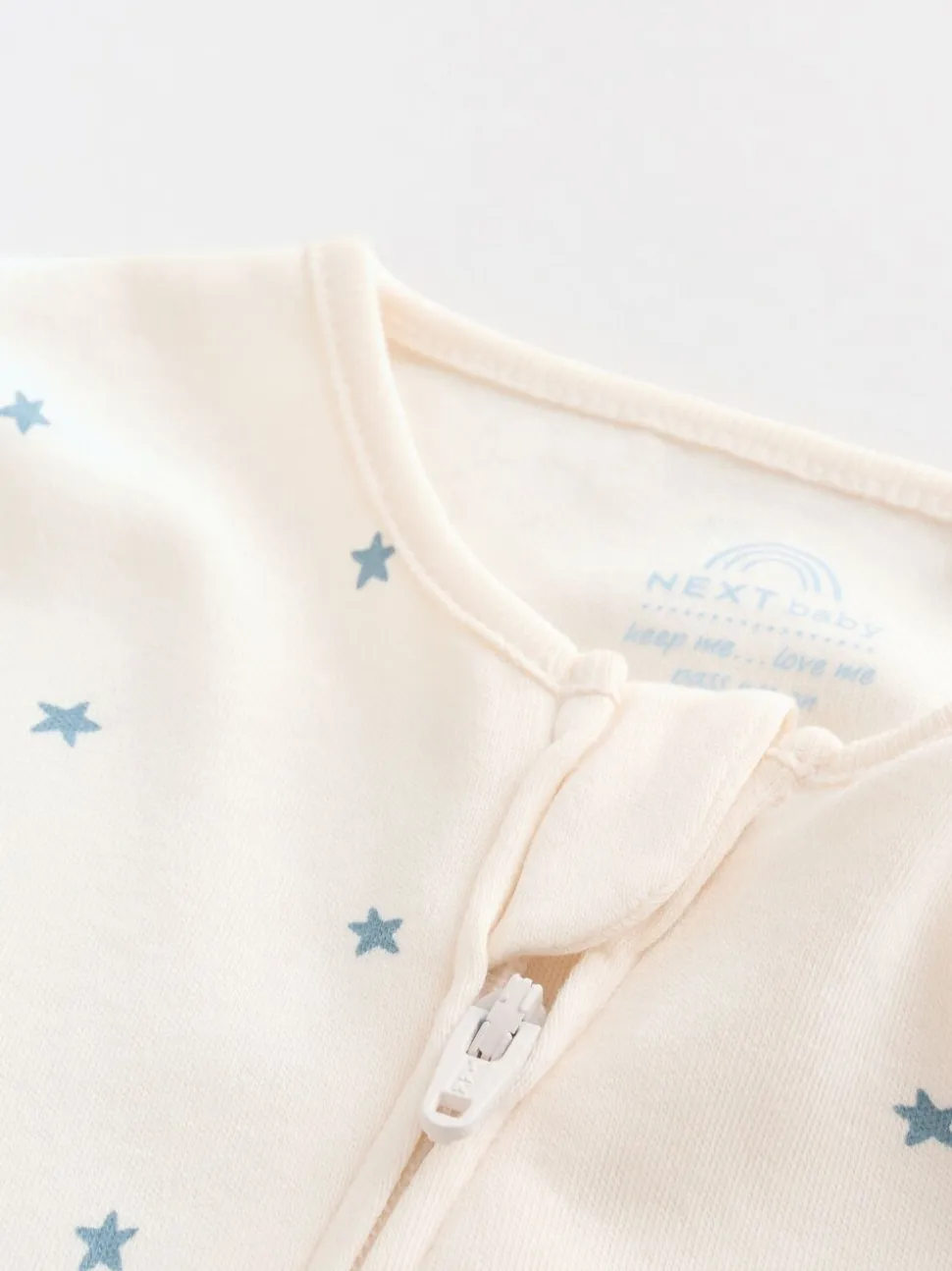 Blauw - Verpakking van 3 babypyjama's met tweewegrits (0-2jr)