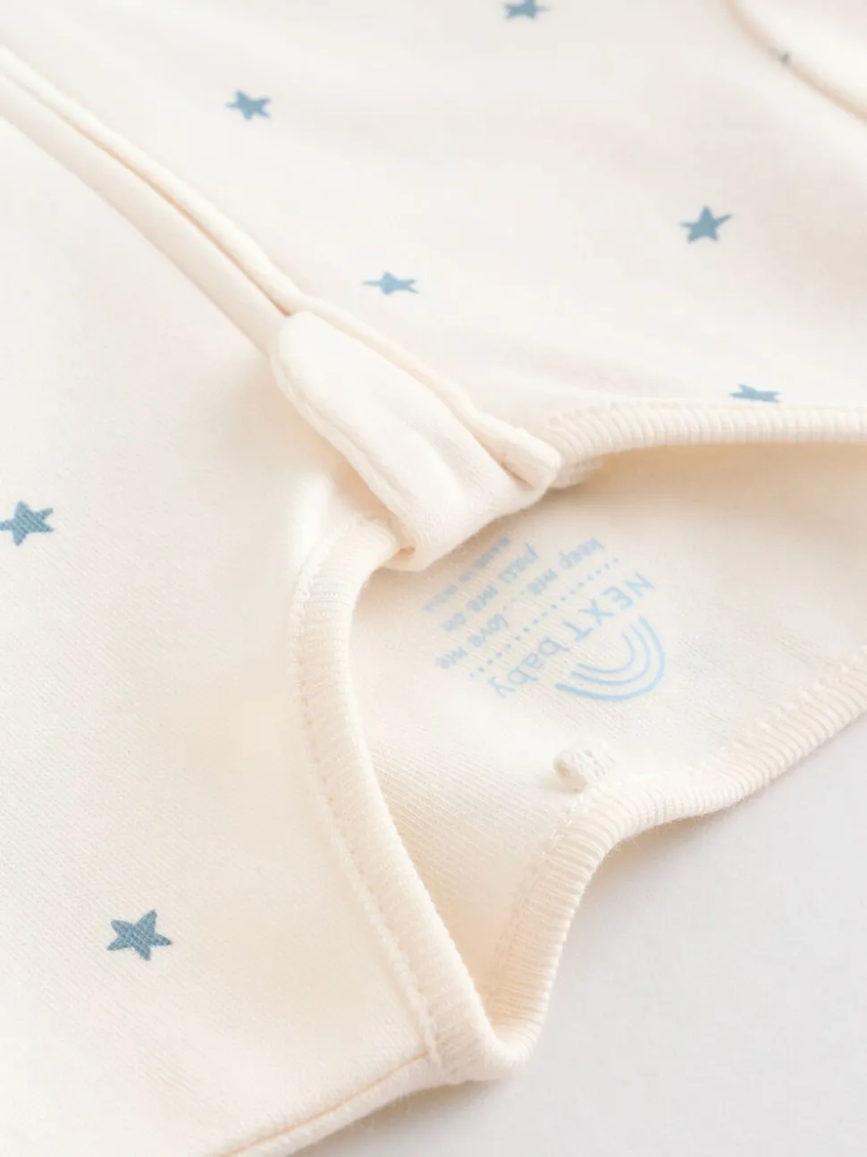 Blauw - Verpakking van 3 babypyjama's met tweewegrits (0-2jr)
