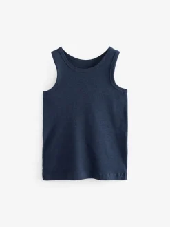 Blauw - Verpakking van 5 hemden (1,5-16 jr)