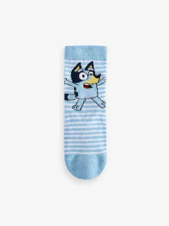 Blauw - Verpakking van 5 paar Character sokken met hoog katoengehalte