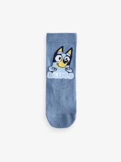 Blauw - Verpakking van 5 paar Character sokken met hoog katoengehalte