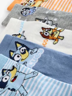 Blauw - Verpakking van 5 paar Character sokken met hoog katoengehalte