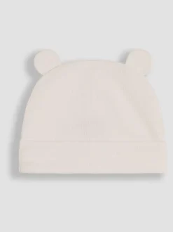 Blauw geribbeld - JoJo Maman Bébé - 2 Babymutsen
