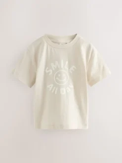Blauw geruit - Set van T-shirt en shirt met lange mouwen (3mnd-7jr)