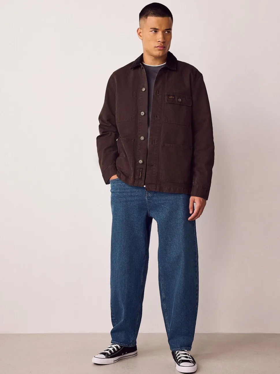 Blauw Klassiek Vintage - Barrel Fit - Vintage wash denim jeans