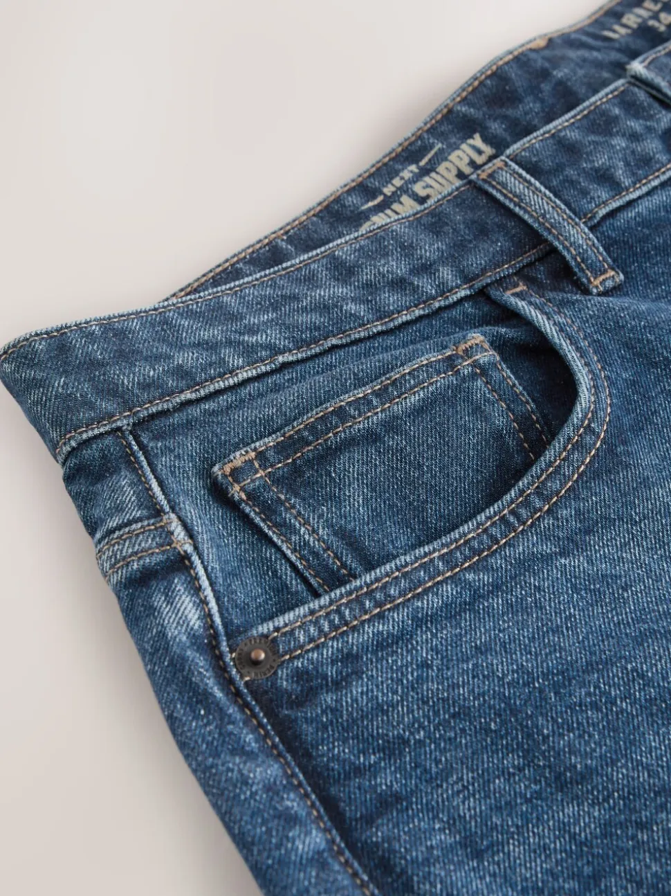 Blauw Klassiek Vintage - Barrel Fit - Vintage wash denim jeans