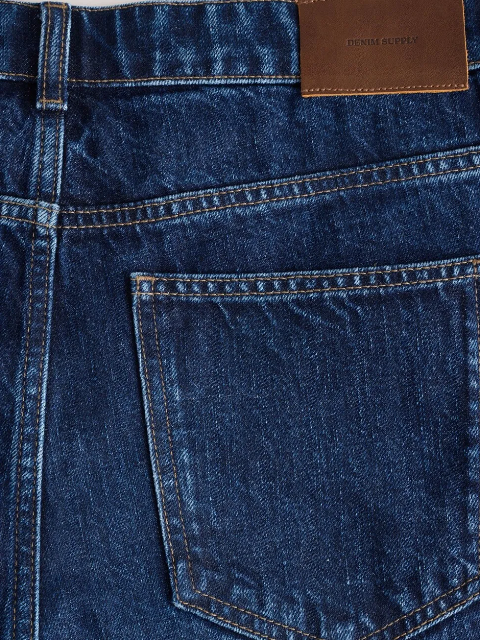 Blauw Klassiek Vintage - Relaxed fit - Vintage wash denim jeans