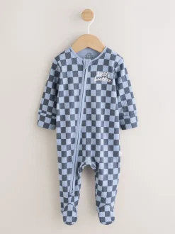 Blauw Little Brother - Baby Family-pyjama (0-2jr)