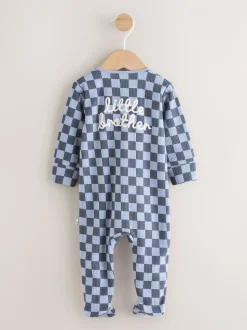 Blauw Little Brother - Baby Family-pyjama (0-2jr)