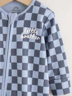 Blauw Little Brother - Baby Family-pyjama (0-2jr)