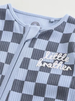 Blauw Little Brother - Baby Family-pyjama (0-2jr)