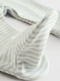 Blauw London - Verpakking van 3 babypyjama's (0-2jr)