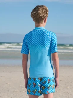 Blauw Mario - Surfhemdje (3-16 jr)