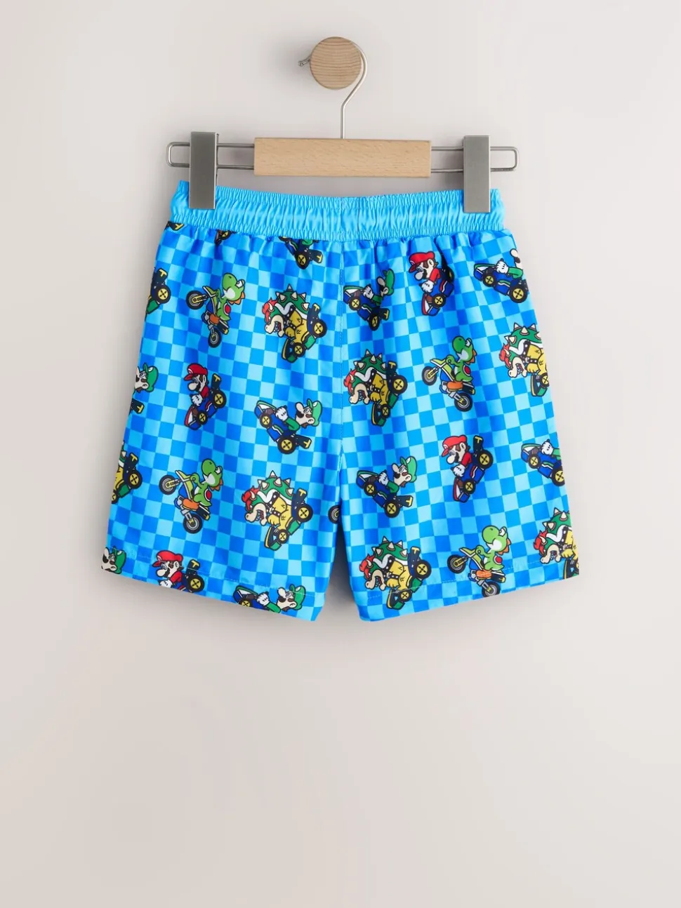 Blauw Mario - Zwemshort (3-16 jr)