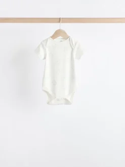 Blauw met beren - Set van 5 babyrompertjes