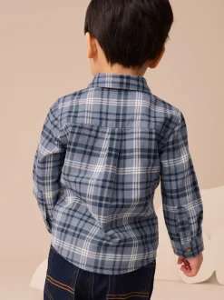 Blauw met beren - Shirt met Character lange mouwen (3mnd-7jr)
