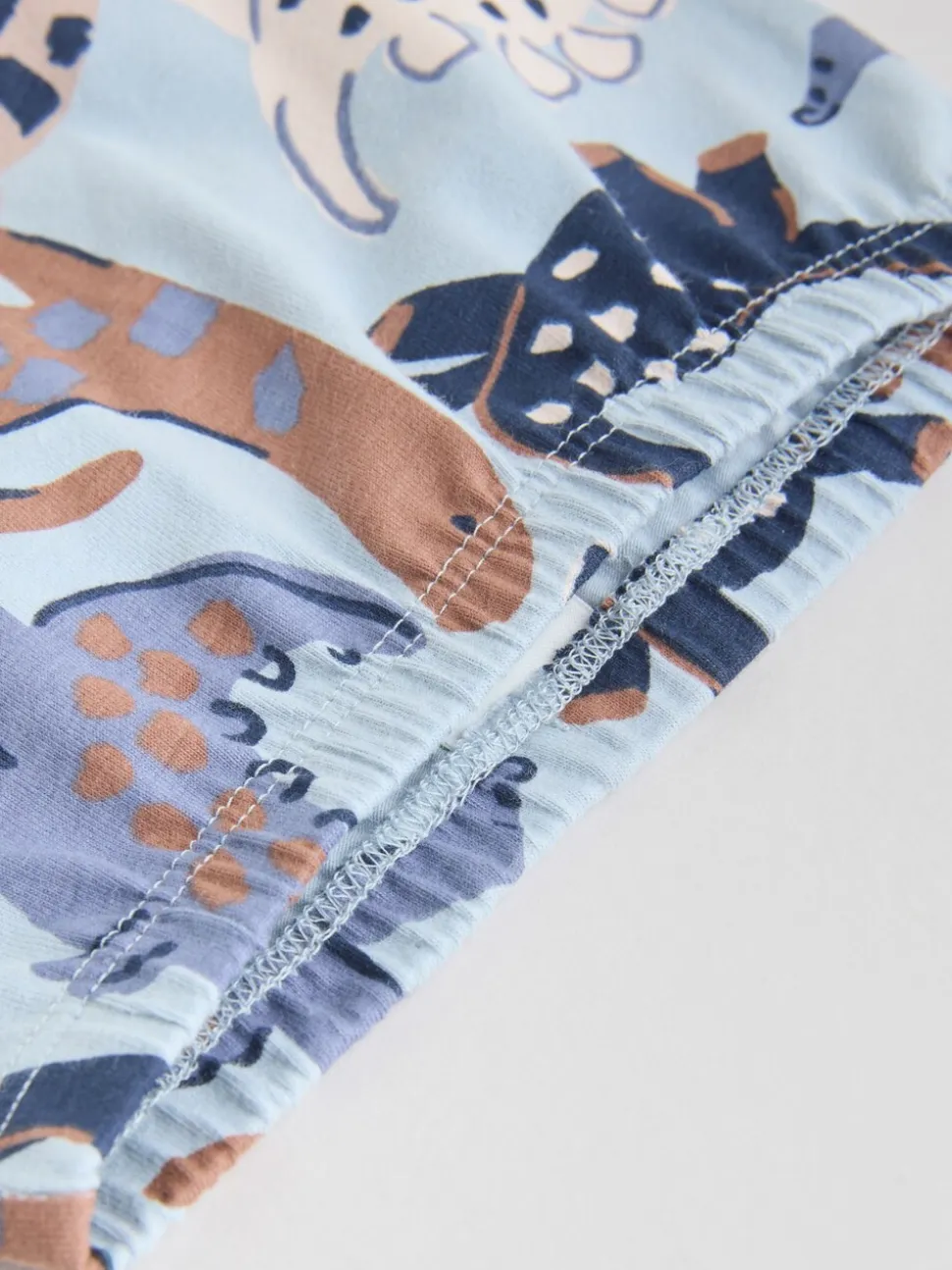 Blauw met dinosaurus - Tops en Leggings 6 -delige babyset (0mnd-3jr)