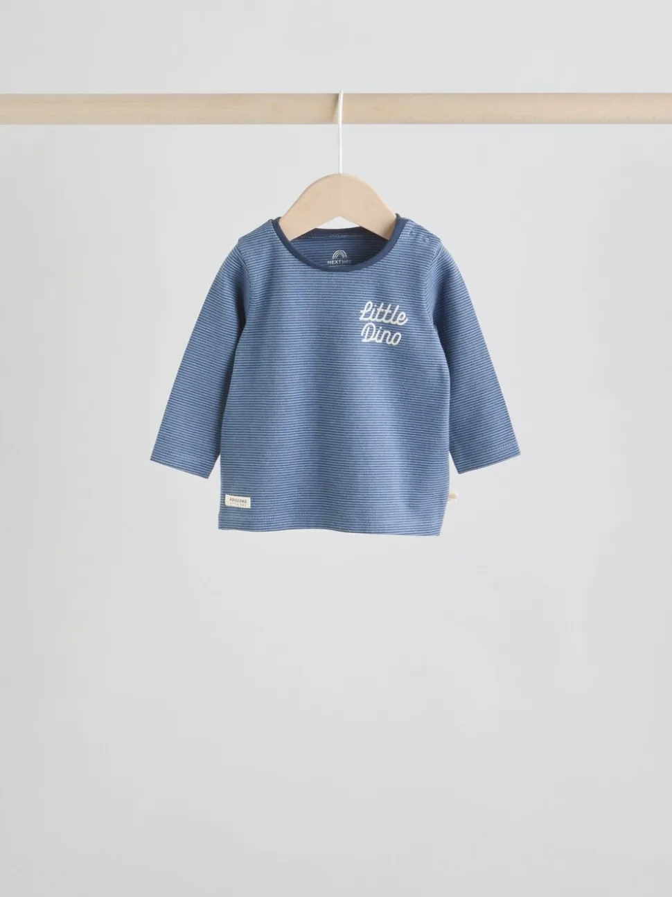 Blauw met dinosaurus - Tops en Leggings 6 -delige babyset (0mnd-3jr)