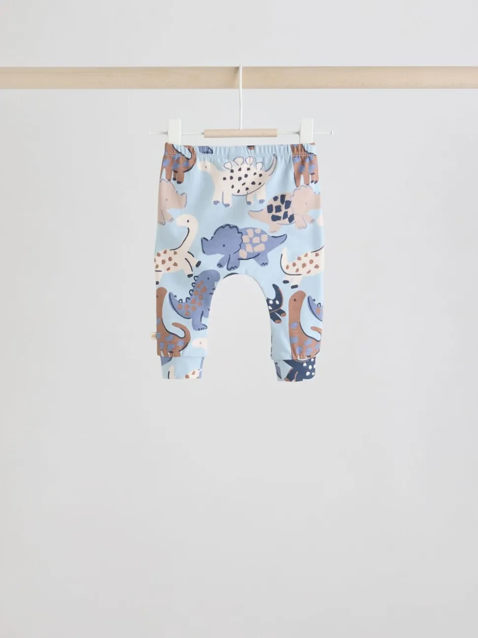 Blauw met dinosaurus - Tops en Leggings 6 -delige babyset (0mnd-3jr)