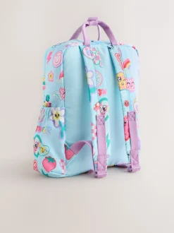 Blauw met figuurtjes - Rugzak