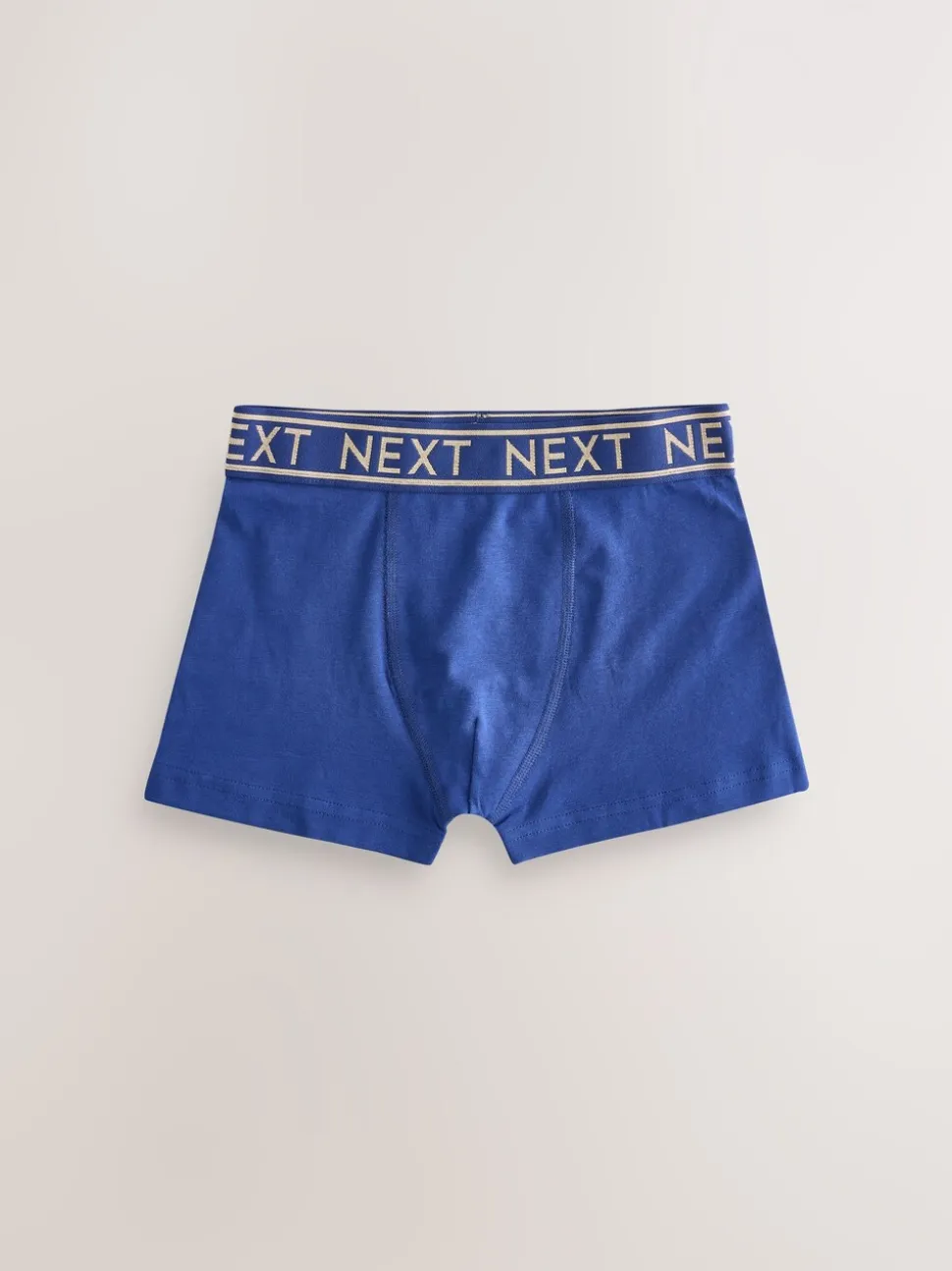 Blauw met goudkleurige tailleband - Verpakking van 7 trunks (2-16jr)