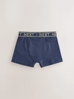 Blauw met goudkleurige tailleband - Verpakking van 7 trunks (2-16jr)