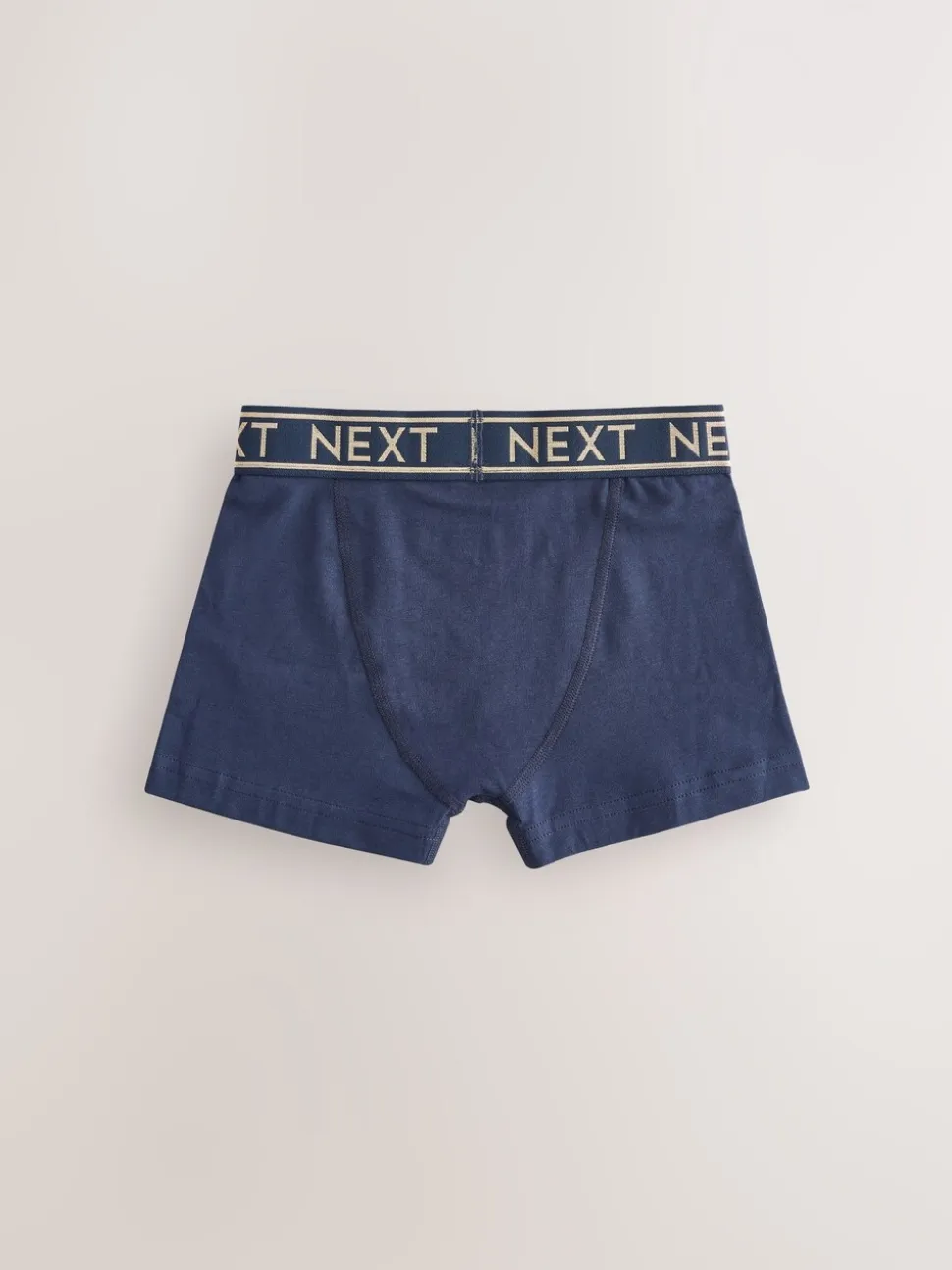 Blauw met goudkleurige tailleband - Verpakking van 7 trunks (2-16jr)