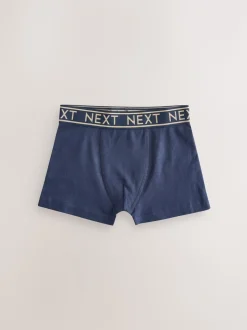 Blauw met goudkleurige tailleband - Verpakking van 7 trunks (2-16jr)