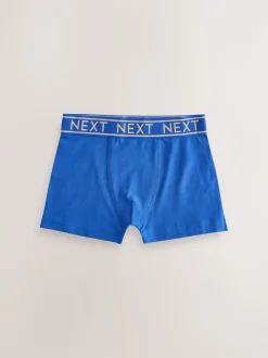 Blauw met goudkleurige tailleband - Verpakking van 7 trunks (2-16jr)