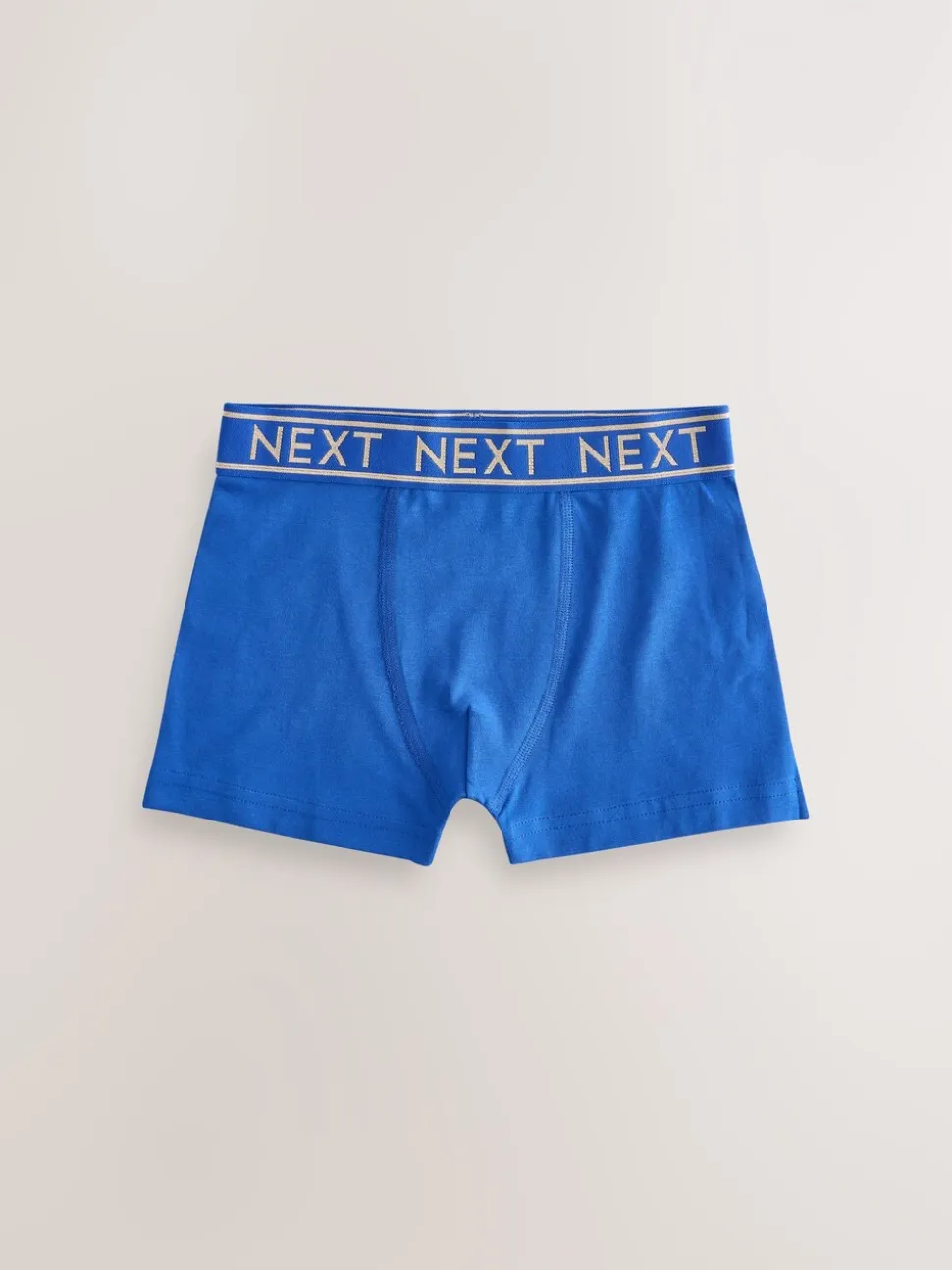 Blauw met goudkleurige tailleband - Verpakking van 7 trunks (2-16jr)