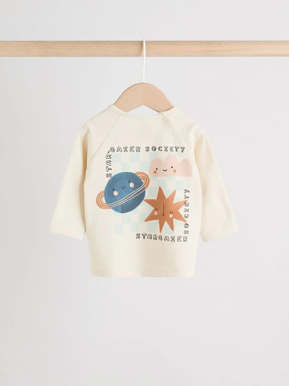 Blauw met space - Babyset van top en Leggings 2 -delig (0mnd-3jr)