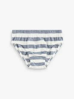 Blauw met sterren en strepen - Verpakking van 10 onderbroeken (1,5-10 jr)