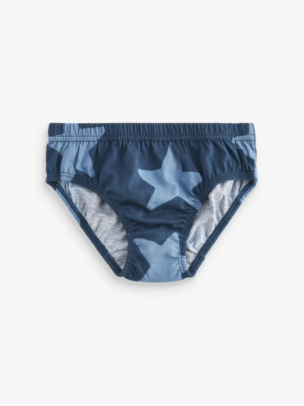 Blauw met sterren en strepen - Verpakking van 10 onderbroeken (1,5-10 jr)