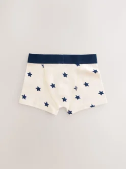 Blauw met sterren en strepen - Verpakking van 10 trunks (1,5-16jr)