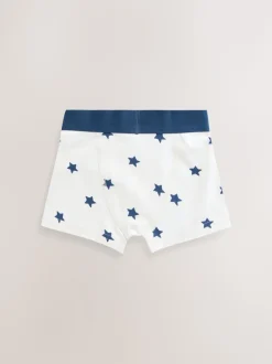Blauw met sterren en strepen - Junior patroon zwembroeken 5 set (1,5-16jr)