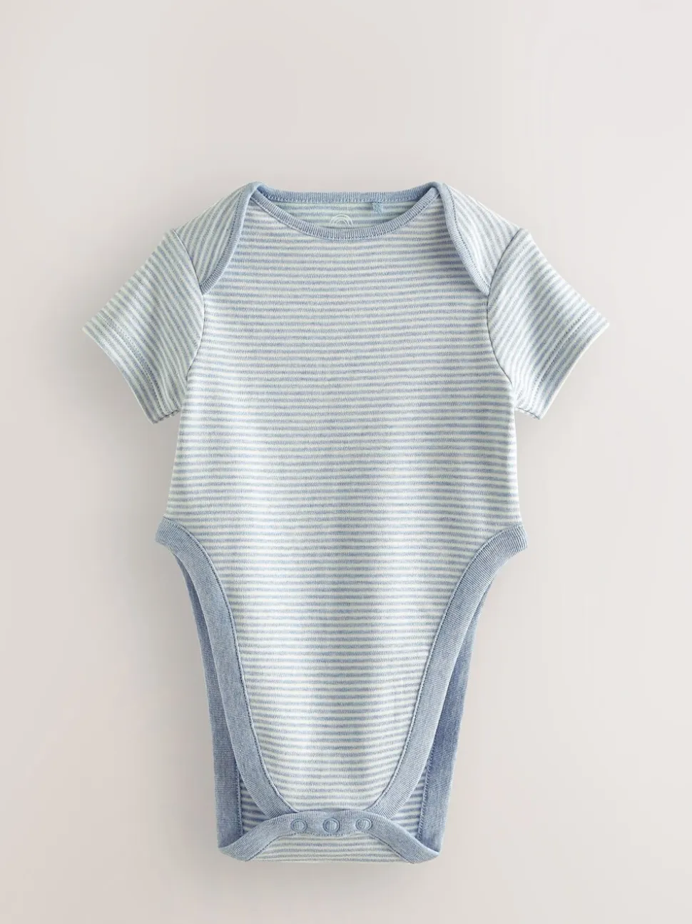Blauw met sterrenprint - Baby heupdysplasie-rompertjes met korte mouwen 3 stuks