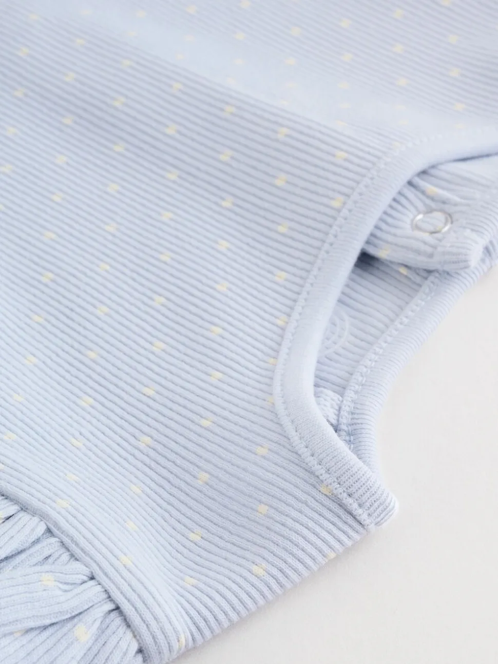 Blauw met stippen - Set met babyfriltop met lange mouwen en legging (0mnd-2jr)