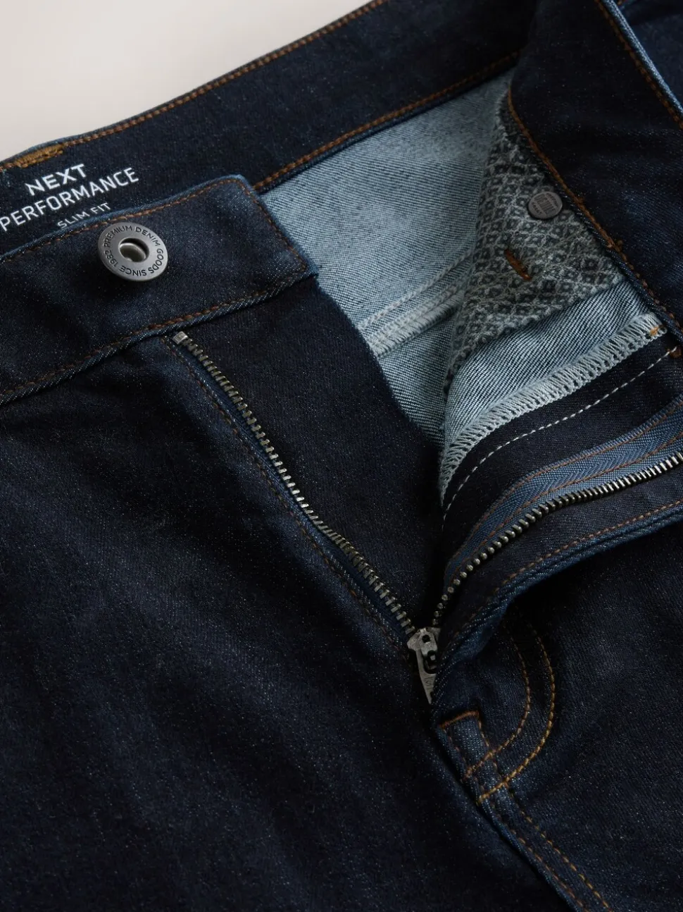 Blauw met wassing - Slim Fit - Motionflex jeans