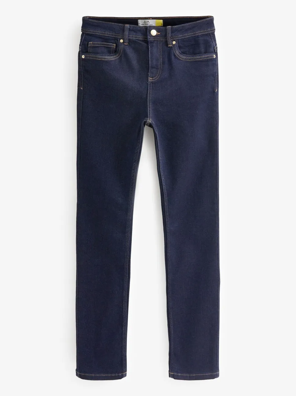Blauw met wassing - Superzachte slim-fit jeans