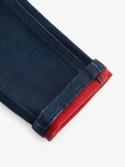 Blauw met wassing - Superzachte jeans met stretch en elastische taille (3 mnd-7 jr)