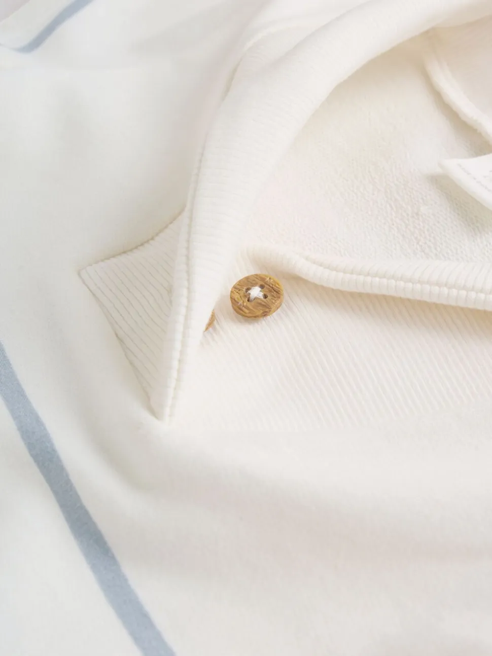 Blauw met wit gestreept - Verpakking van 2 jersey babyrompertjes