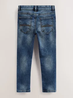 Blauw met zuurwassing - Stretchjeans (3-17jr)
