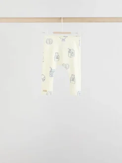 Blauw Milk Club - Tops en Leggings 6 -delige babyset (0mnd-3jr)